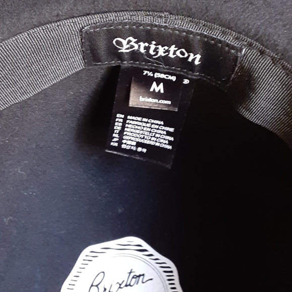 Annie Hall BRIXTON, Size 7 1/4, Wool Felt, Unformed, Banded Fedora - Picture 2 of 7